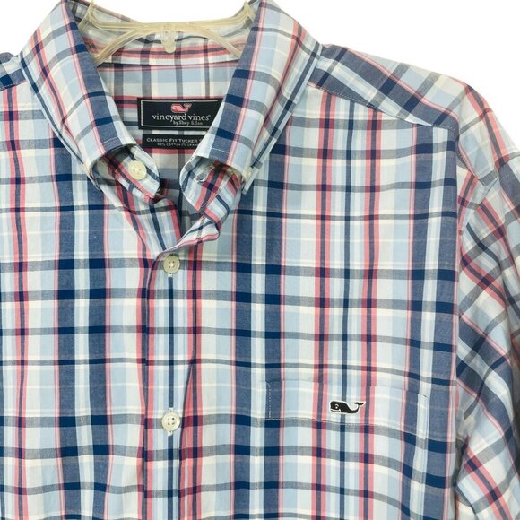 Vineyard Vines Men's Size‎ L Classic Fit Tucker Shirt Cotton  Button Down Plaid - Picture 5 of 7